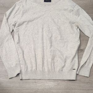 Scotch & Soda Light Gray Crewneck Sweater